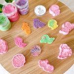 Load image into Gallery viewer, Mermaid Play Dough Sensory Play 
