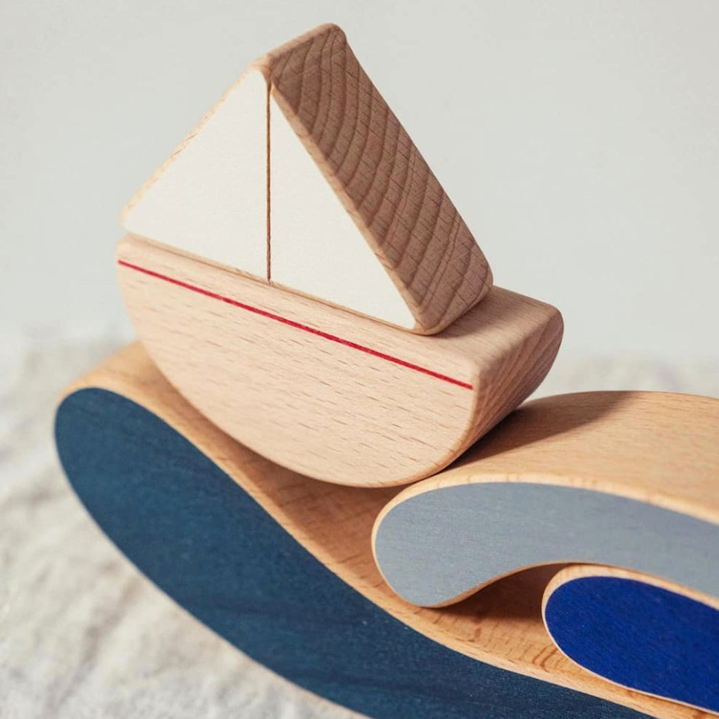 The Wandering Workshop Boat and Waves Stacker