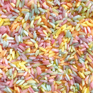 Pastel Coloured Rainbow Rice - Our Little Treasures