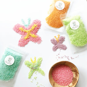 Pastel Coloured Rainbow Rice - Our Little Treasures