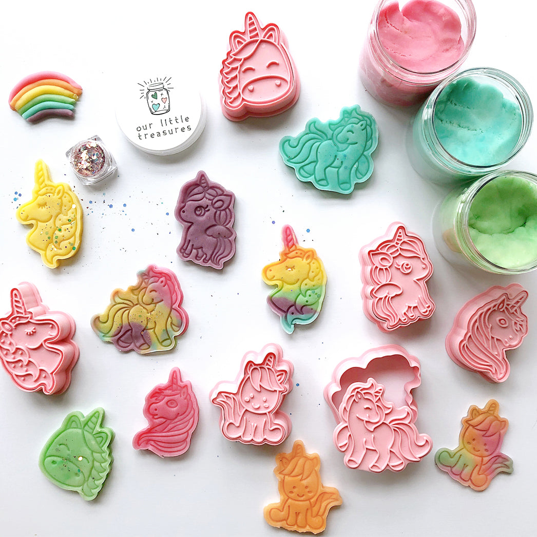 Unicorn Play Dough Stamps
