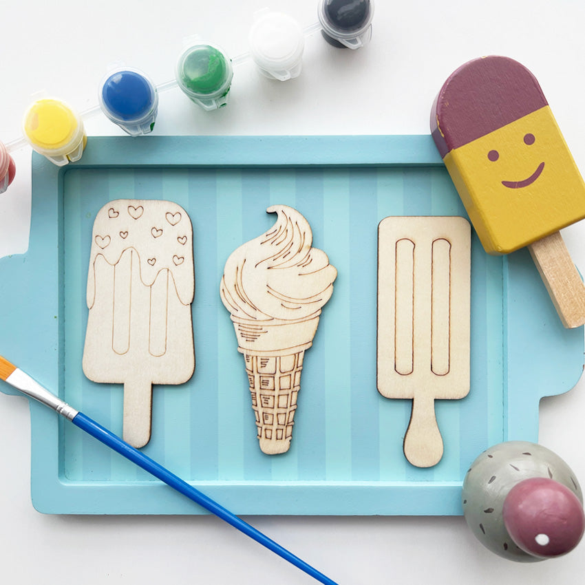 Paint Your Own: Ice Cream Kit - Our Little Treasures