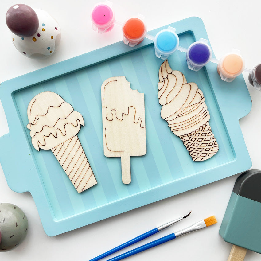Paint Your Own: Ice Cream Kit 