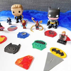 Avengers Superhero's Play Dough Stamps and Cutters