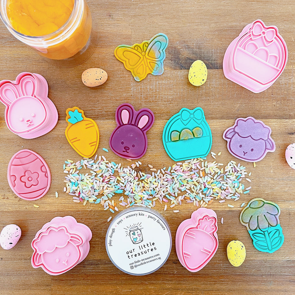 Easter Play Dough Stamps - Our Little Treasures