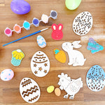 Load image into Gallery viewer, Easter Wooden Ornaments Painting Kit - Our Little Treasures
