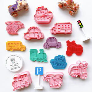 Vehicles Play Dough Cutters - Our Little Treasures