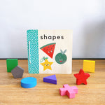 Load image into Gallery viewer, Wooden Shapes Puzzle Book
