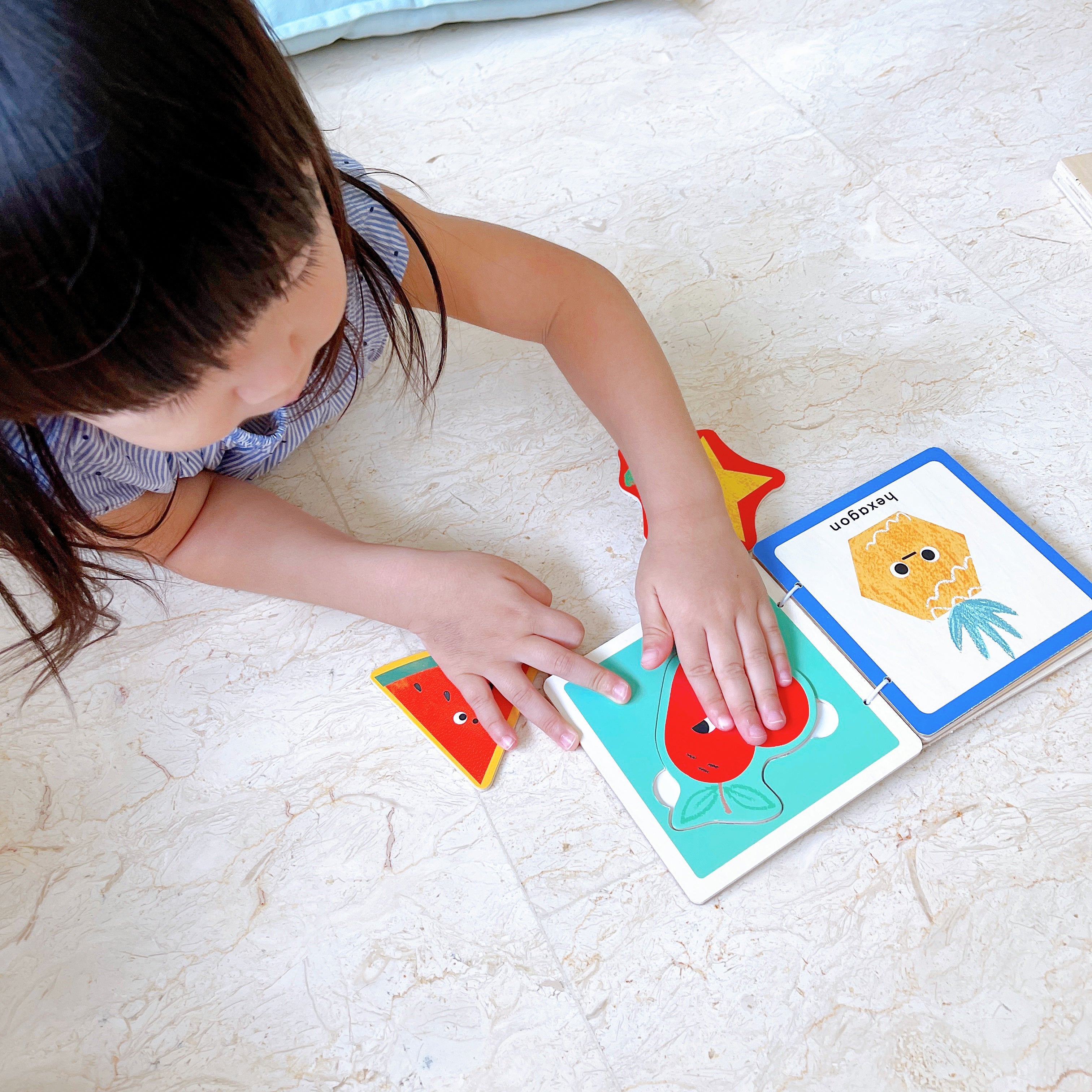 Wooden Shapes Puzzle Book 