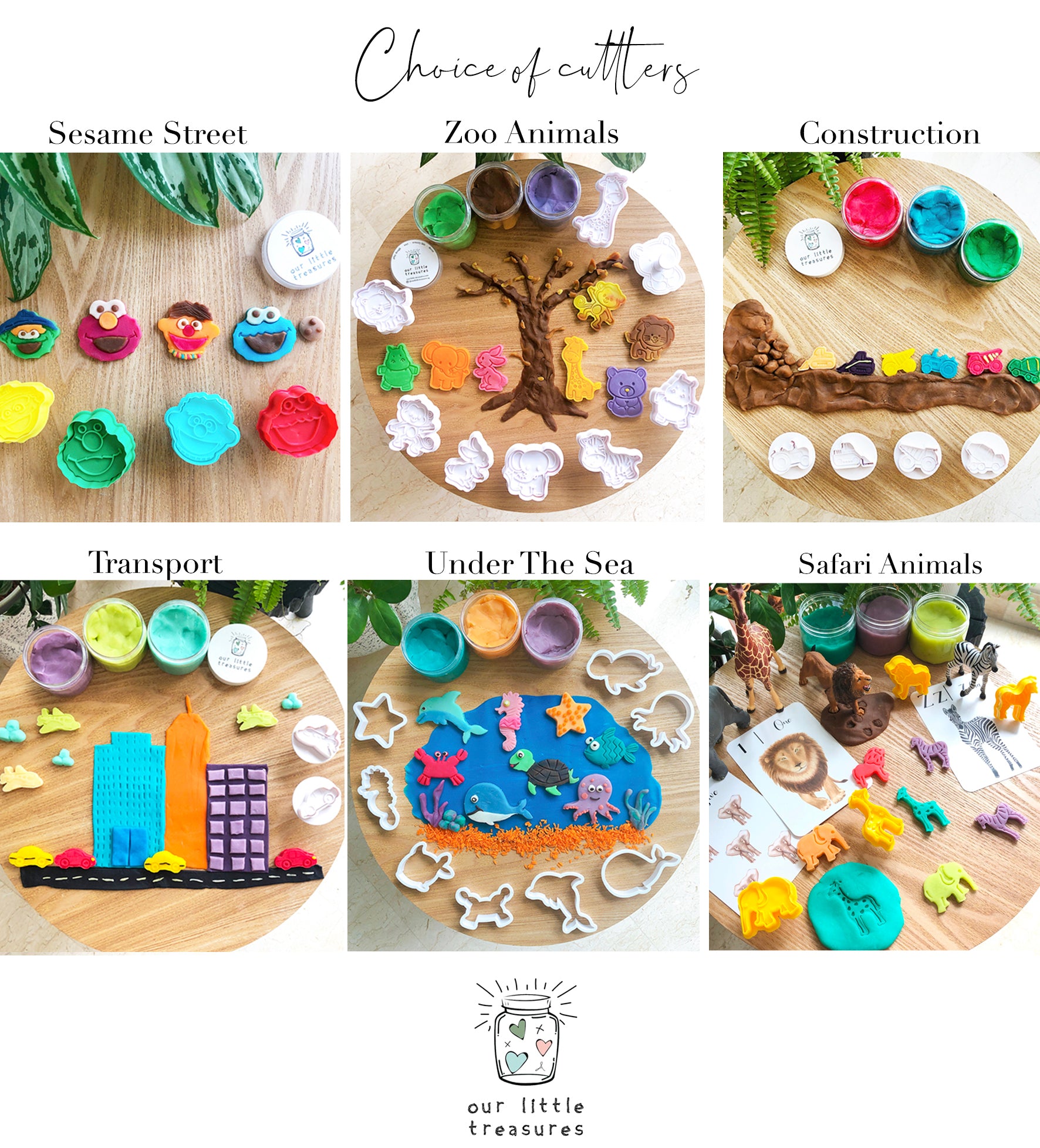 Play Dough Stamps and Cutters