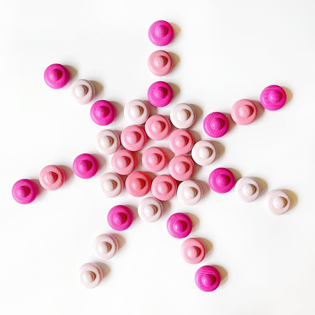 Pink Flowers Loose Parts 