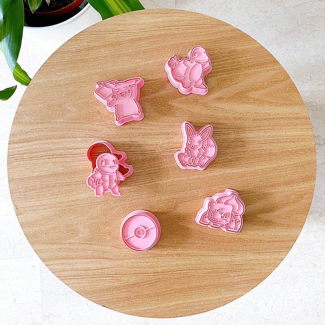 Pokemon Play Dough Cutters and Stamps