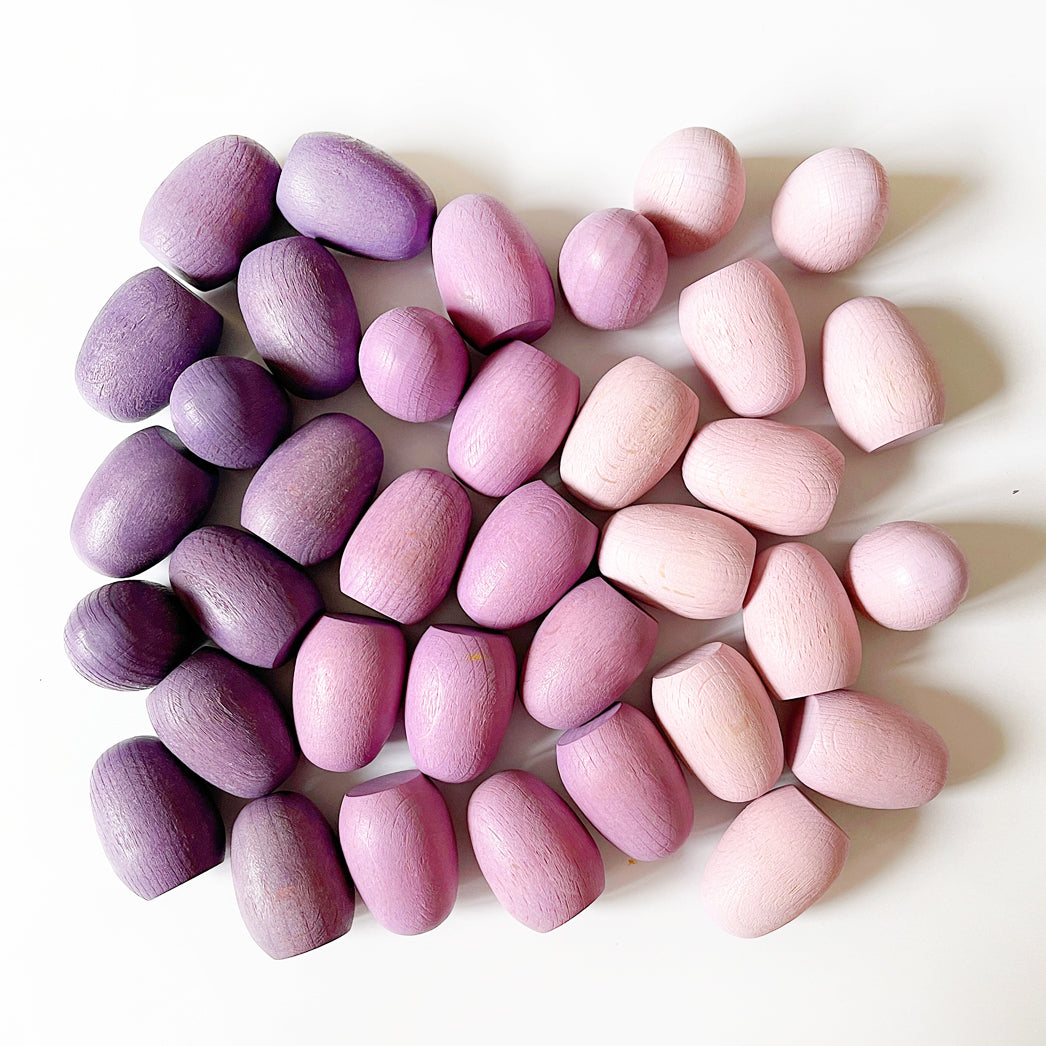 Purple Eggs Mandala Loose Parts