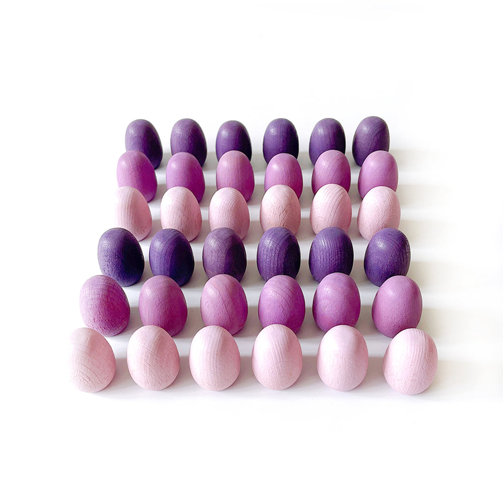 Purple Eggs Loose Parts