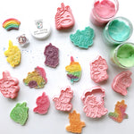 Load image into Gallery viewer, Unicorn Play Dough Stamps

