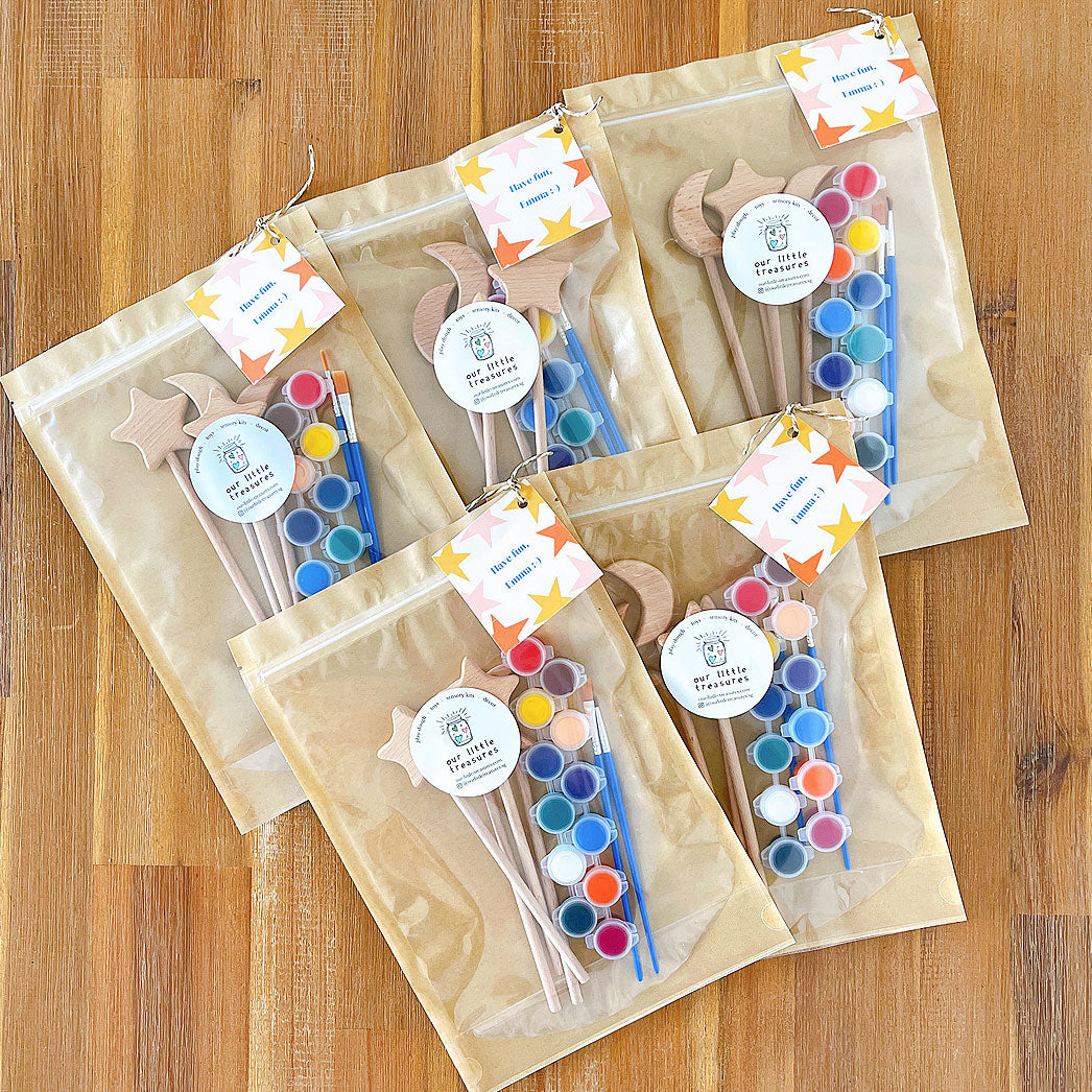 Painting Star Wands Party Packs for Kids